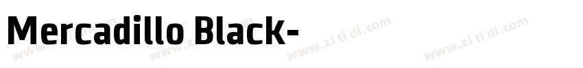 Mercadillo Black字体转换